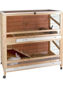 KERBL Pet Indoor Deluxe Kleintierkäfig, 115x60x118cm