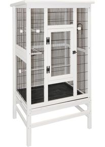 KERBL Pet Vogelvoliere aus Holz, 82x67x151cm