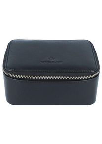 Windrose Basic Collection Nappa Schmucketui Leder 14 cm schwarz