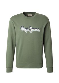 Pepe Jeans Muži Mikina námořnická modř / tmavě zelená / bílá L