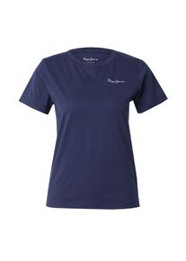 Pepe Jeans Ženy Tričko 'TOM' tmavě modrá / bílá XS