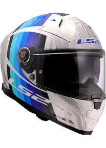 LS2 FF811 Vector II Freedom, full face helmet , color: Silver/White/Blue , size: S
