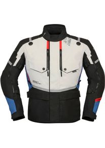 Modeka Trohn, textile jacket waterproof , color: Black/White/Blue , size: XL