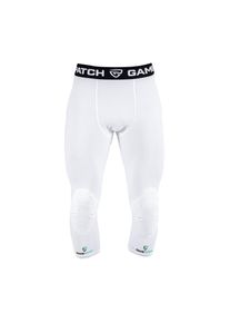 GAMEPATCH 3/4 TIGHTS WITH KNEE PADDING white