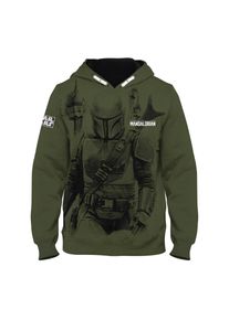 Mando Hoodie Kinder - Star Wars The Mandalorian - 164 - Grün