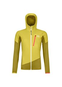 Ortovox Women's Ladiz Hybrid Jacket Windproof jacket Women (M, yellow)