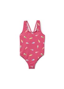 Tchibo - Dívčí plavky - pro dívky - vel. 86/92 - barva: růžová/s potiskem