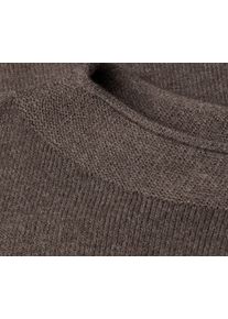 Pleten&yacute; svetr s rolovan&yacute;m lemem Street One - pro ženy - vel. 42 - barva: hněd&aacute;