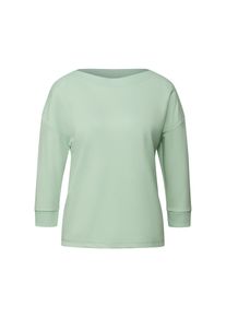 Triko s žebrovan&yacute;m detailem Street One - pro ženy - vel. 44 - barva: zelen&aacute;