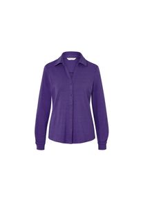 Tchibo - Halenkov&eacute; triko s knofl&iacute;kovou l&eacute;gou - pro ženy - vel. XL 48/50 - barva: fialov&aacute;