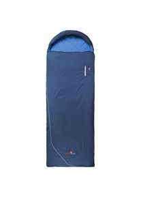 Grüezi Bag Grüezi Bag Biopod Wolle Camp Cotton Comfort Synthetic sleeping bag (bis 191 cm Körpergröße - 225 x 80 cm, blue)