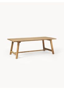 Jídelní stůl z teakového dřeva Lawas, v různých velikostech Hnědá Dřevo, Masivní dřevo Š 220 cm, H 100 cm | Westwing Collection