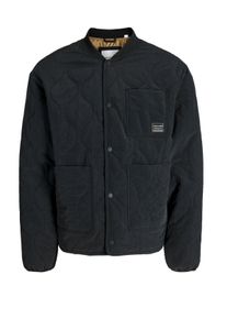 Jack & Jones Velk&eacute; Velikosti - Jack & Jones - Lehk&aacute; pro&scaron;&iacute;van&aacute; bunda Hero - 8XL - Čern&aacute;