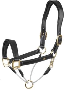 Waldhausen S-Line Royal Lederhalfter, schwarz, VB