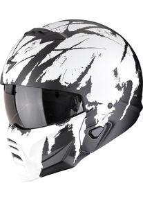 Scorpion EXO-Combat II Marauder, modular helmet , color: Matt Black/White , size: L