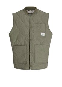 Velké Velikosti - Jack & Jones - Lehká prošívaná bunda Hero z recyklovaného materiálu - 6XL - Olive