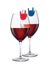 Winkee Rocks - Rock Hand Set Of 8 - Glass Marker - v&iacute;cebarevn&yacute; - Onesize - 100% silikon