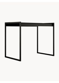 Metallbude Ručně vyrobený kovový psací stůl Donna Černá Kov Š 100 cm, D 60 cm