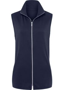 Damske Dlouhá vesta s dvoucestným zipem námořnická modrá ,velikost 56