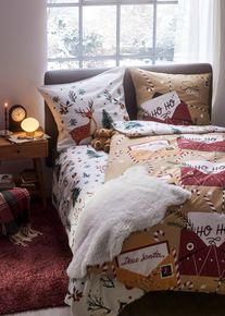 Povlečení se srnečky | Bílá | Vel. 135x200 cm | bonprix