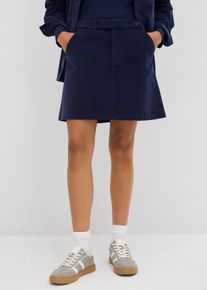 Krátká manšestrová sukně | Modrá | Vel. 46 | manšestr| bonprix