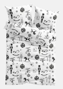Souprava povlečení s Louskáčky | Bílá | Vel. 135x200 cm | bonprix