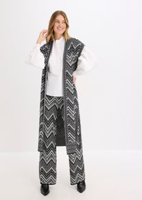 Pleten&aacute; vesta | Čern&aacute; | Vel. 32/34 (XS) | bonprix