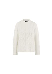 Tchibo - Pleten&yacute; svetr s cop&aacute;nkov&yacute;m vzorem - pro ženy - vel. L 44/46 - barva: b&iacute;l&aacute;