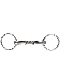 HKM Gebiss, anatomisch, doppelt gebr., 18mm, Edelstahl, 70mm/125mm Weite