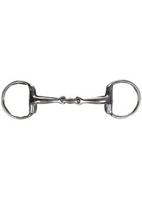 HKM Olivenkopfgebiss, anatomisch, doppelt gebr., 16mm, Edelstahl, 65mm/155mm Weite