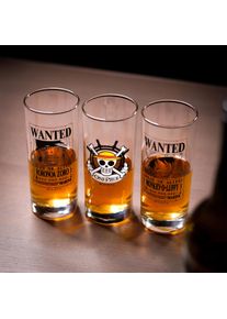 One Piece - Wanted Luffy en Zoro Glazenset