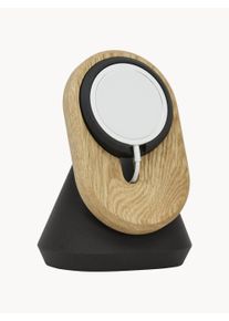 Oakywood Stojan na iPhone z dubového dřeva Magsafe Hnědá Š 10 cm, V 14 cm, H 8 cm