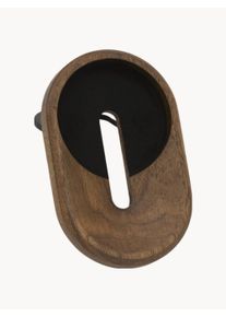 Oakywood Držák na iPhone s klipem na polici z ořechového dřeva Magsafe Hnědá Š 8 cm, V 12 cm, H 8 cm