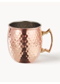 Cosy & Trendy Cosy & Trendy Hrnek na Moscow s tepaným povrchem Mule Hammered Růžová Kov Ø 9 cm, V 10 cm, 450 ml