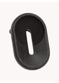 Oakywood Stojan na iPhone s držákem na polici z dubového dřeva Magsafe Černá Š 8 cm, V 12 cm, H 8 cm