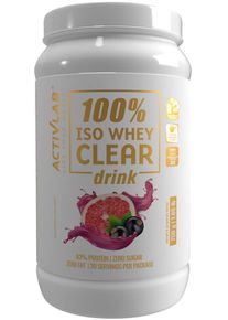 Activlab 100% Iso Whey Clear Drink, 750 g Dose, Black Currant - Grapefruit
