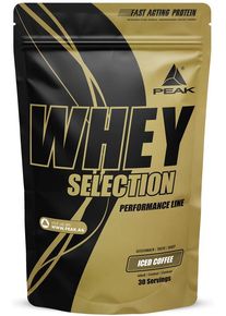 Peak Performance Whey Selection, 900 g Beutel, Iced Coffee