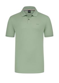 Velk&eacute; Velikosti - BOSS - Polo tričko z pik&eacute; materi&aacute;lu s vy&scaron;it&yacute;m n&aacute;pisem značky - 6XL - R&aacute;kos