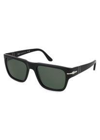 Persol 0PO3348S | unisex slunečn&iacute; br&yacute;le | Čtvercov&yacute; | Obruba: Acet&aacute;t Čern&aacute; | Barva čoček: Zelen&aacute; Celobarevn&eacute;