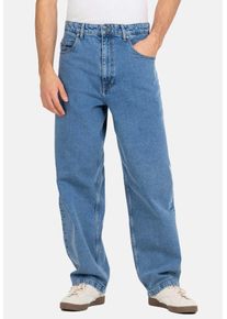 Reell - Baggy Authentic Mid Blue - Džíny - modrý - W34 / L32 - 99% Bavlna, 1% Elastan,Džínovina