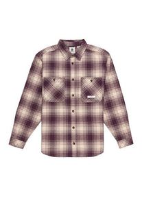 Element Hawthorne Shirt plum perfect plaid men S