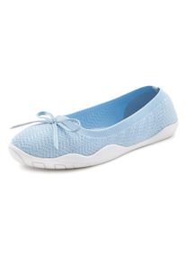 Lascana Ženy Baler&iacute;ny 'Ballerina' modr&aacute; / b&iacute;l&aacute; 43