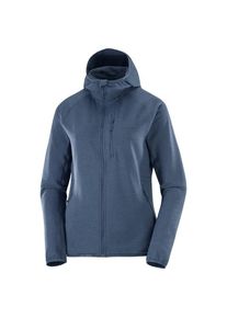 Salomon Women's Essential Lightwarm Fleece jacket Women (S, blue)