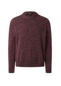 Velké Velikosti - Maerz - Pletený melírovaný svetr z merino vlny - 62 - Bourdeaux