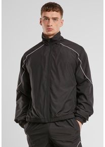 Urban Classics - Piped Panel Black - Sportovní bunda - Černá - XL - Skořápka: 100% Polyester; Podšívka: 100% Polyester,Syntetika
