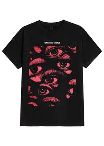 Dragged Under - Eyes - Tričko - Černá - L - 100% bavlna,Trikot