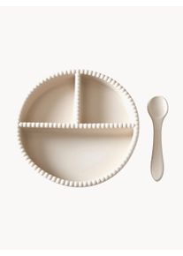 Jack o Juno Sada silikonového nádobí pro děti Bubble, 2 díly Bílá Umělá hmota Sada různých velikostí