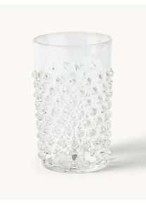 ANNA VON LIPA Ručně foukané sklenice Hobnail, 6 ks Transparentní Sklo Ø 7 cm, V 11 cm, 200 ml