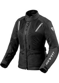 Revit Levante 2 H2O, textile jacket waterproof women , color: Black/Light Grey , size: 36