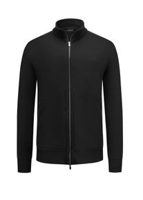 Paul & Shark Velk&eacute; Velikosti - Paul & Shark - Mikina se strojovou v&yacute;&scaron;ivkou loga - 4XL - Čern&aacute;